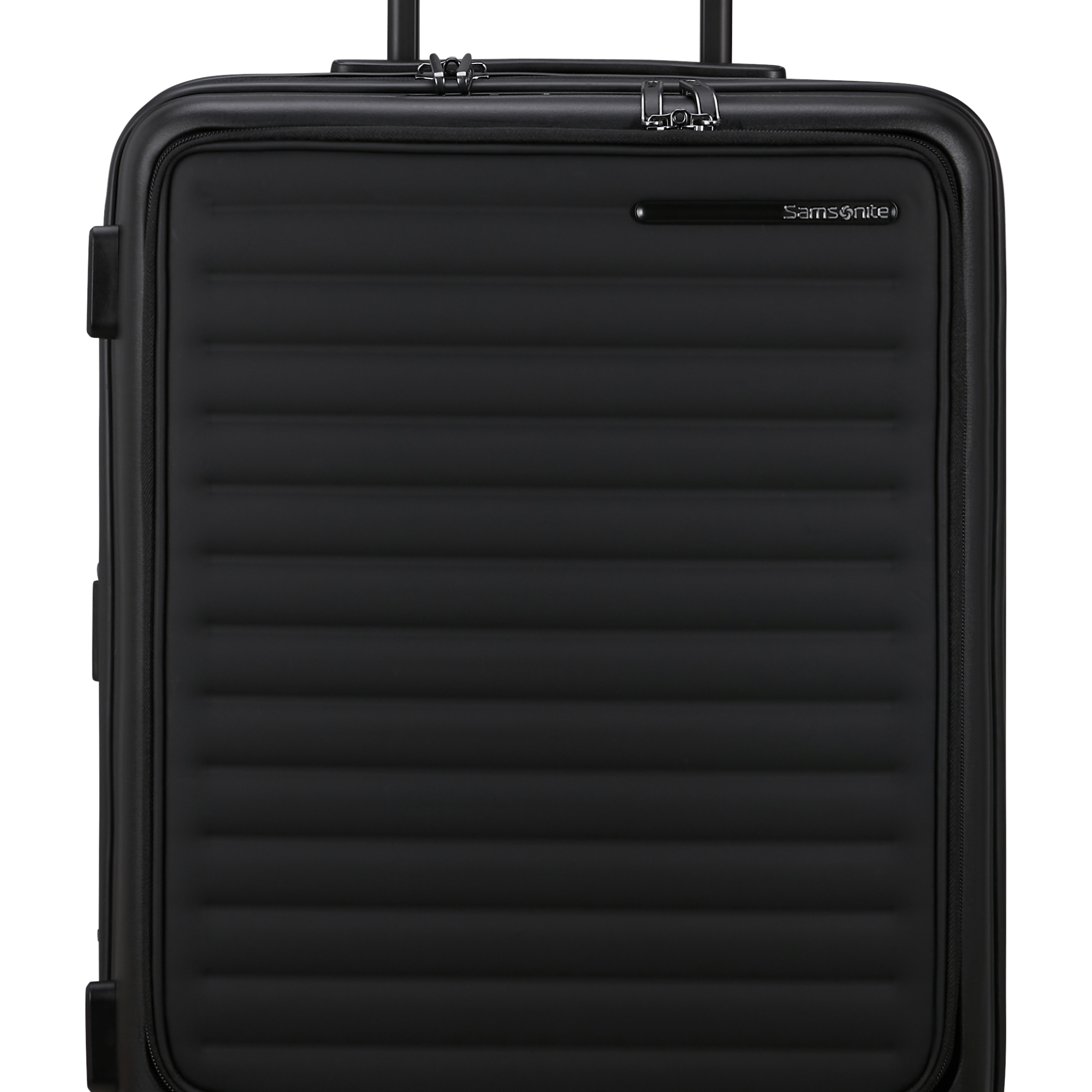 Samsonite Restackd Spinner 55cm Cabin Suitcase w. Front Pocket