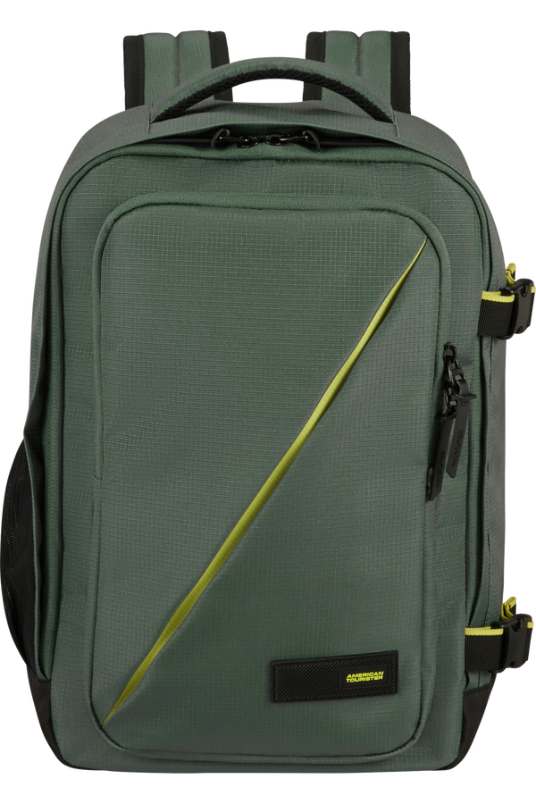 American Tourister Take2Cabin Casual Backpack S Dark Forest rygsæk med volumen på 24,2 L