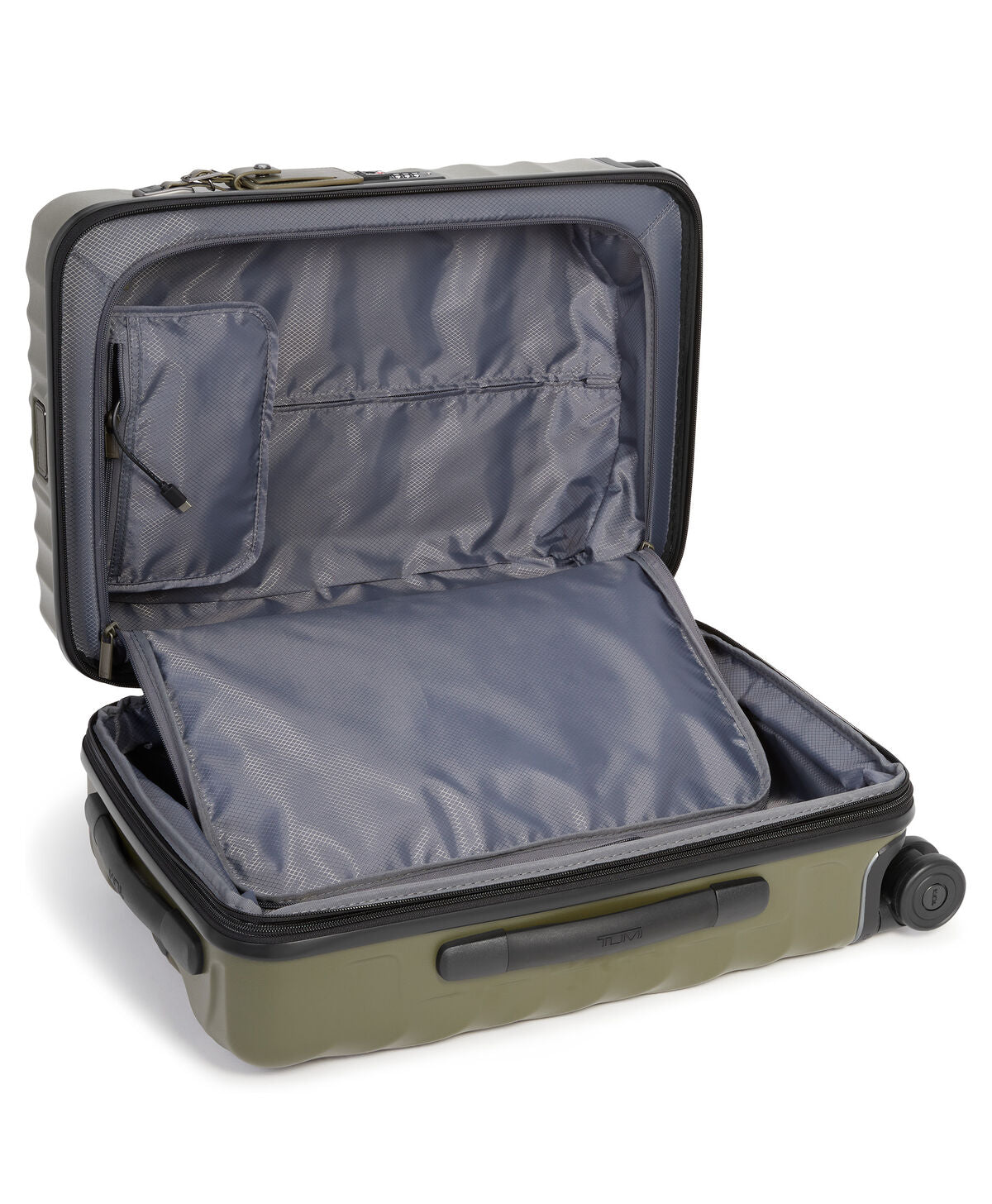 TUMI 19 Degree Expandable Cabin Olive Texture side