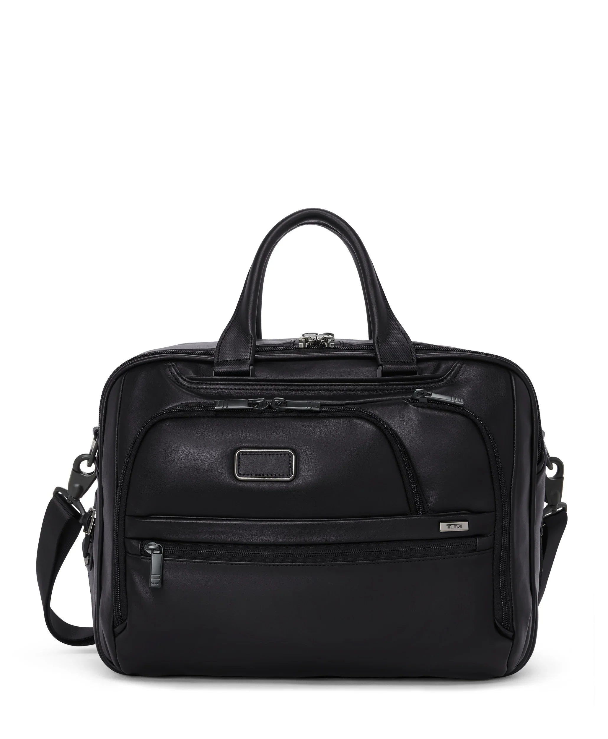 Tumi Alpha Medium 15" Expandable Briefcase Leather