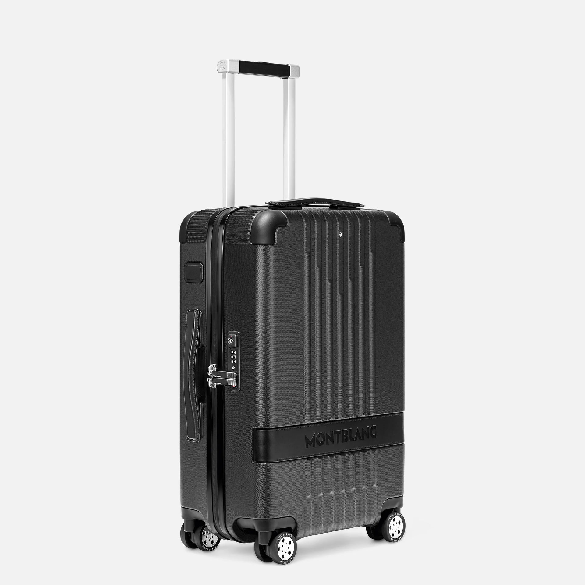 Montblanc Cabin Compact Trolley | Black cabin suitcase with