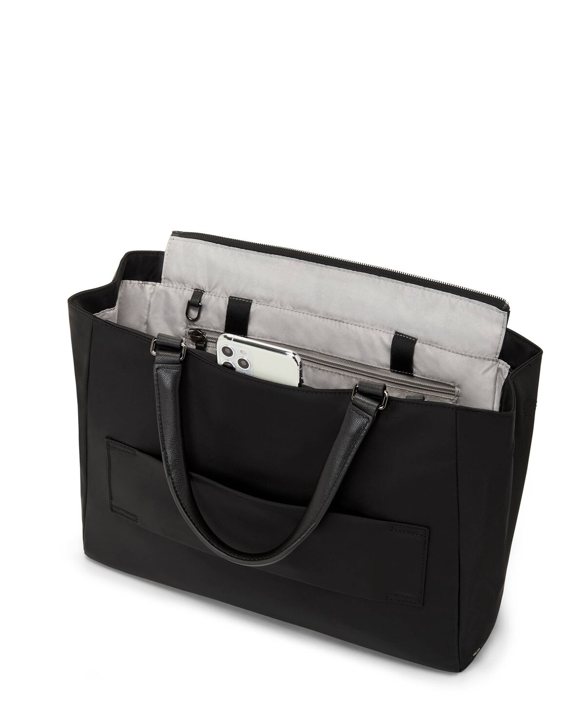 TUMI Voyageur Valetta Medium Tote Black Gunmetal additional view
